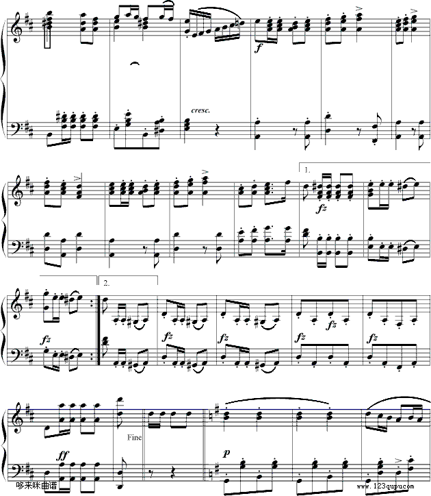 军队进行曲 -DoReMi版-舒伯特3
