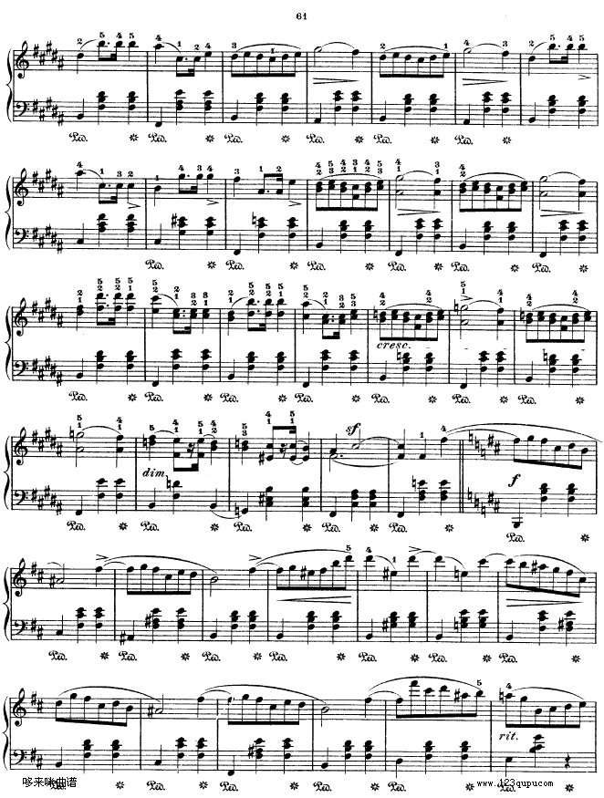 b小调圆舞曲作品69号之2-肖邦3