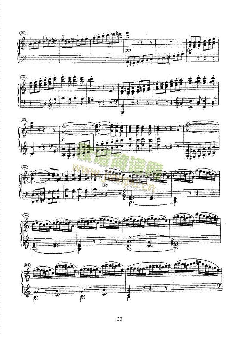 奏鸣曲(Opus2 Nr.3) 键盘类 钢琴23