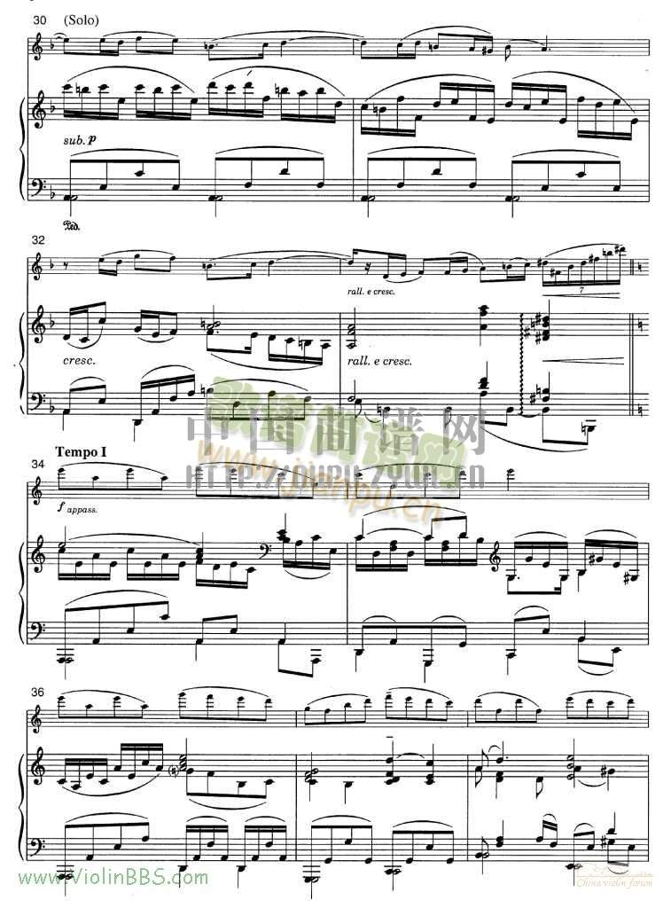 辛德勒名单 (约翰・威廉姆斯)主题曲+钢琴伴奏谱6