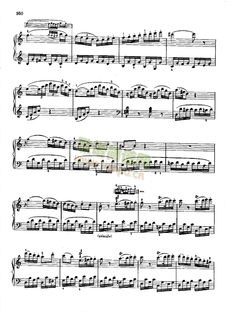 奏鸣曲Nr.330 键盘类 钢琴12