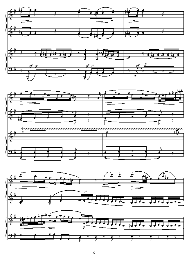D大调双钢琴奏鸣曲第二乐章6