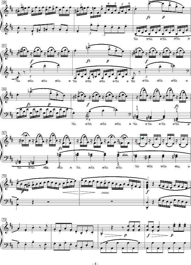 莫扎特D大调钢琴奏鸣曲K.2844