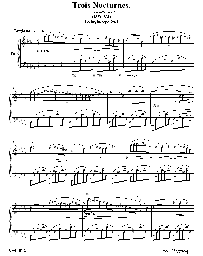 降b小调夜曲-肖邦1