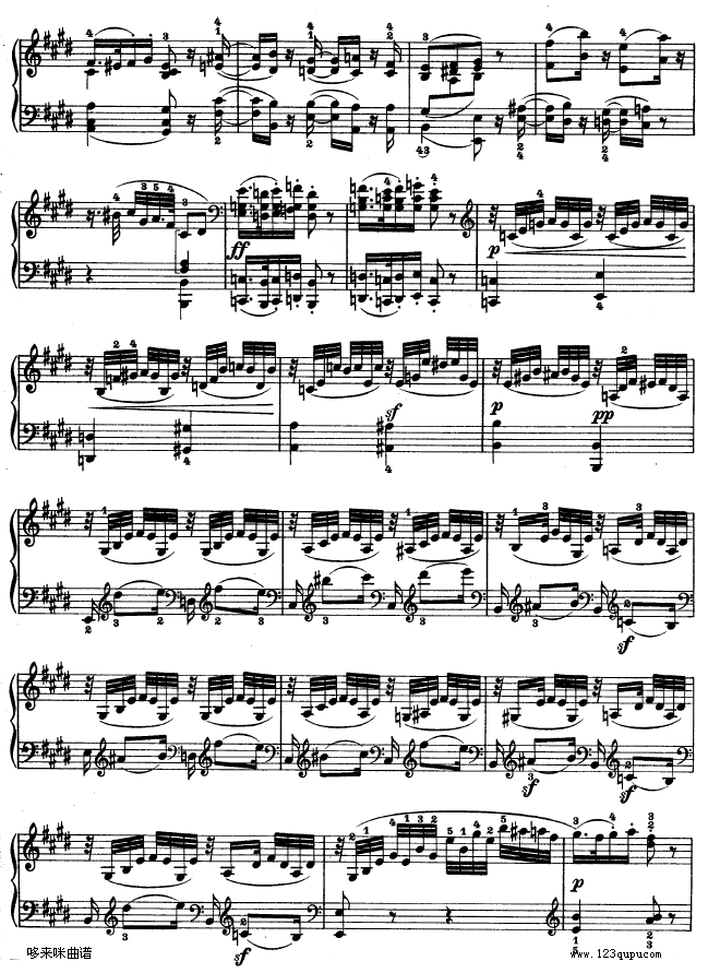第三钢琴奏鸣曲 -Op.2 No.3-贝多芬13