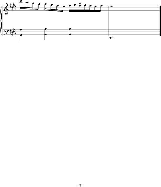 E大调奏鸣曲7