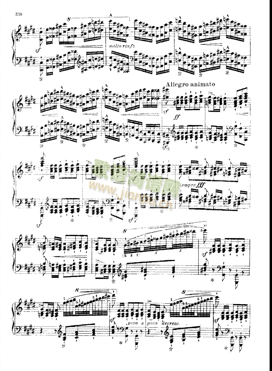 西班牙狂想曲 键盘类 钢琴8