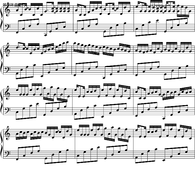 卡农-完美简单版-帕赫贝尔-Pachelbel5