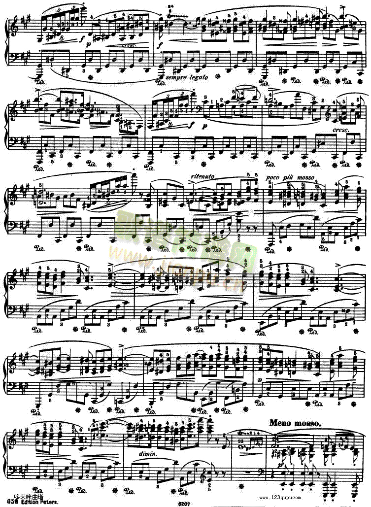 船歌 Barcarolle Op 60-肖邦4