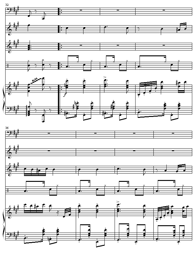 匈牙利舞曲5-(改编，有乐队）4