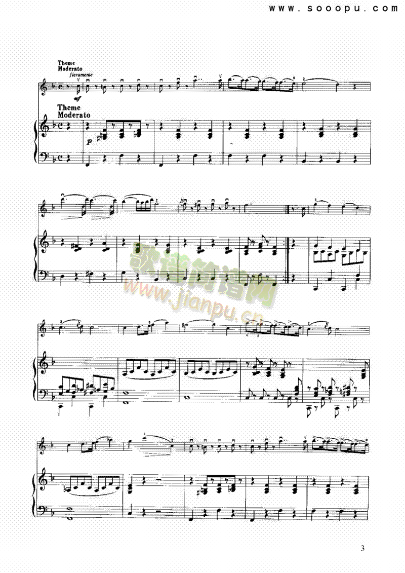 帕奇尼主题与变奏曲 弦乐类 小提琴3