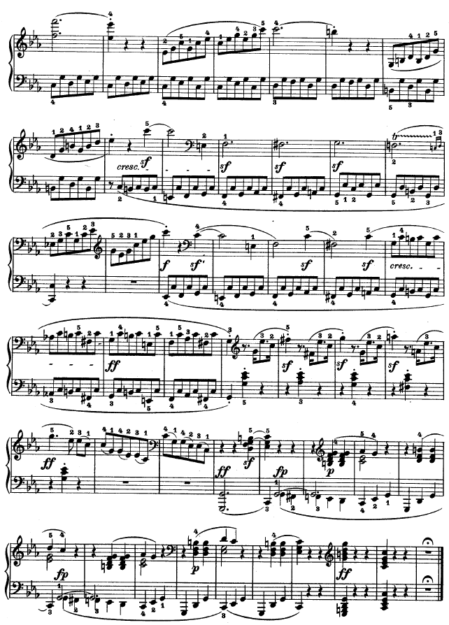 C小调第五钢琴奏鸣曲 - Op. 10―16