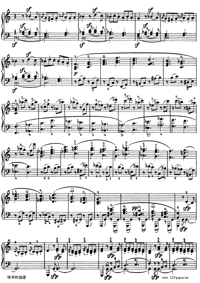 第三钢琴奏鸣曲 -Op.2 No.3-贝多芬22