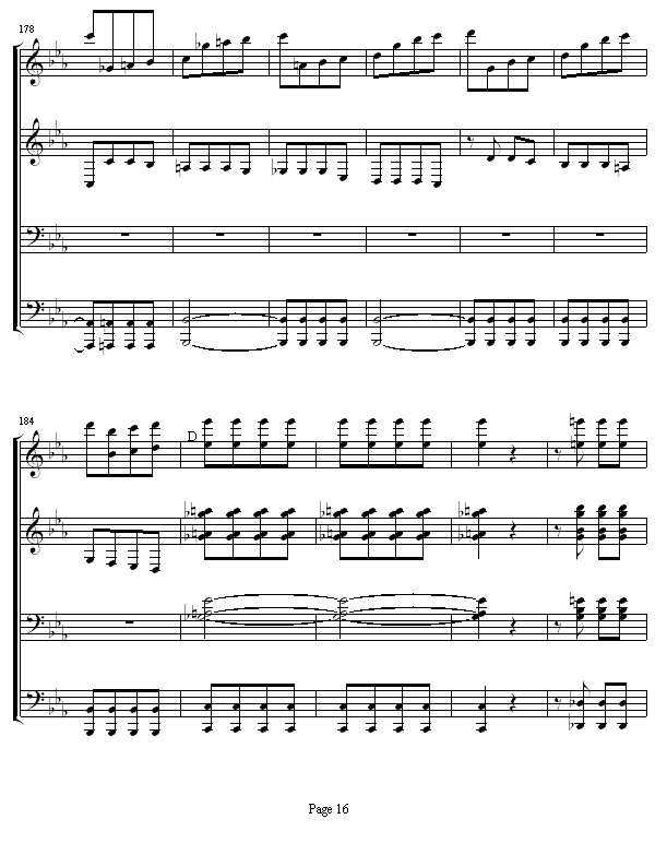 命运交响曲 -（钢琴4手联弹）16