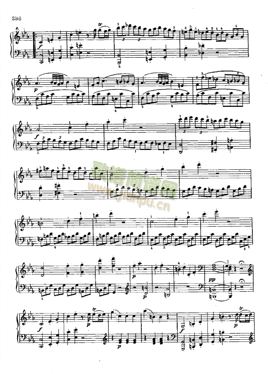 奏鸣曲Nr.457 键盘类 钢琴3