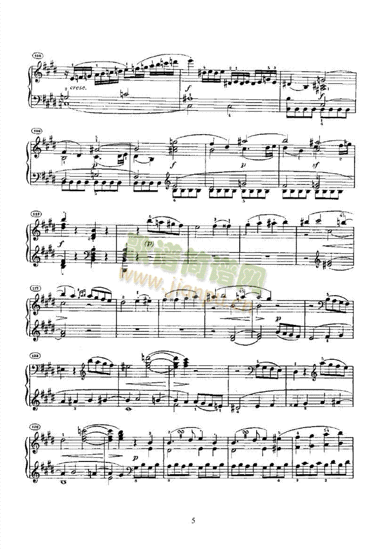 奏鸣曲(Opus14 Nr.1) 键盘类 钢琴5