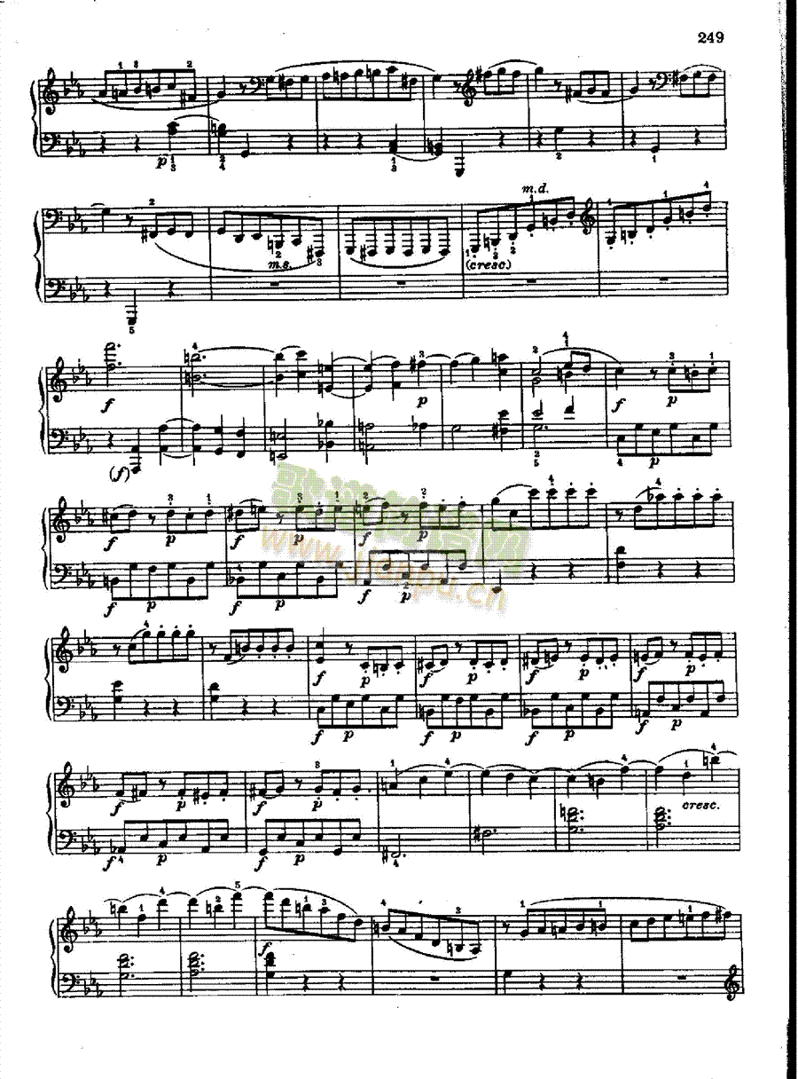 奏鸣曲Nr.457 键盘类 钢琴16