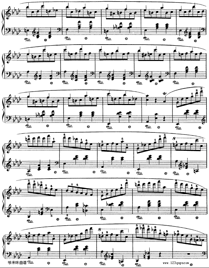 降A大调圆舞曲作品42-肖邦2