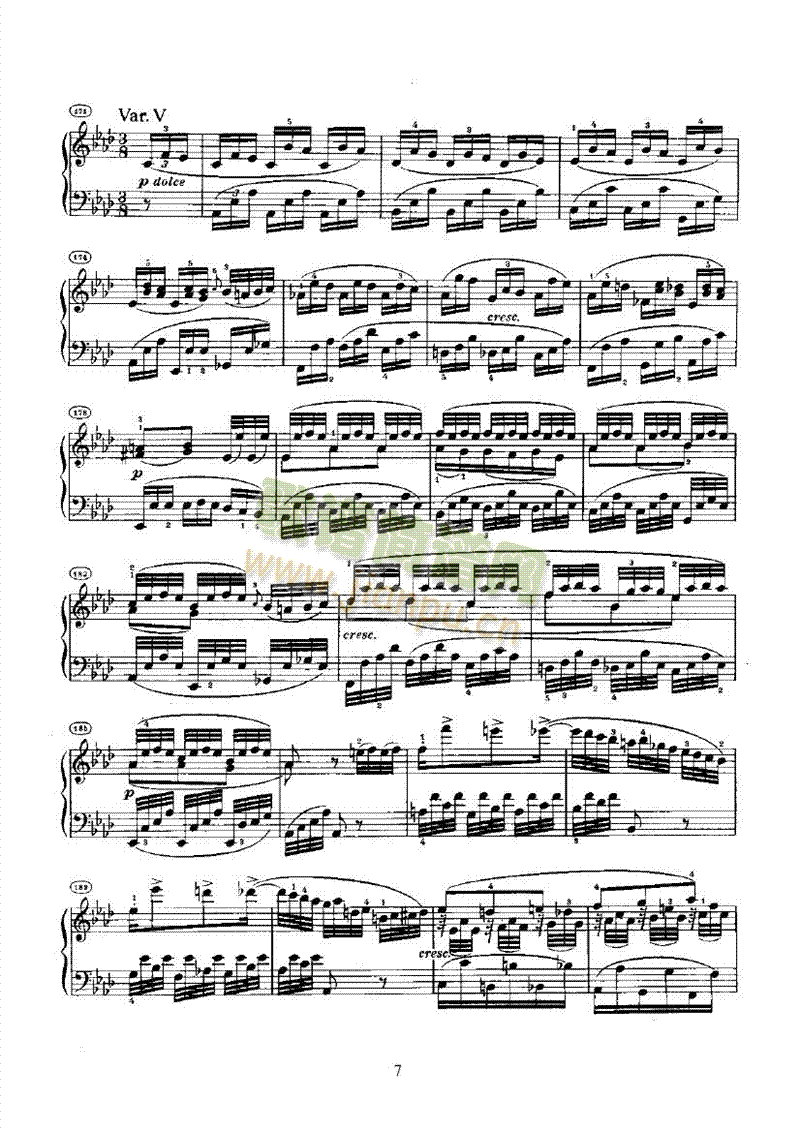 奏鸣曲(Opus26) 键盘类 钢琴7
