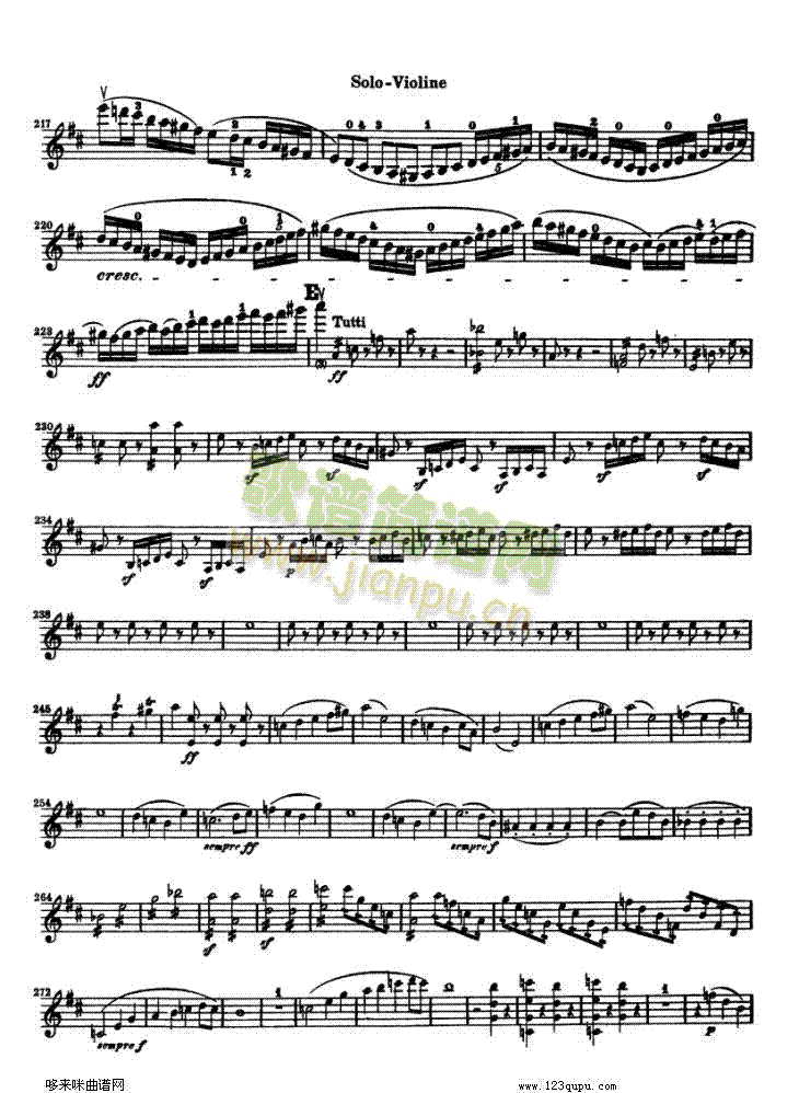 贝多芬小提琴协奏曲(konzert fur violine)5