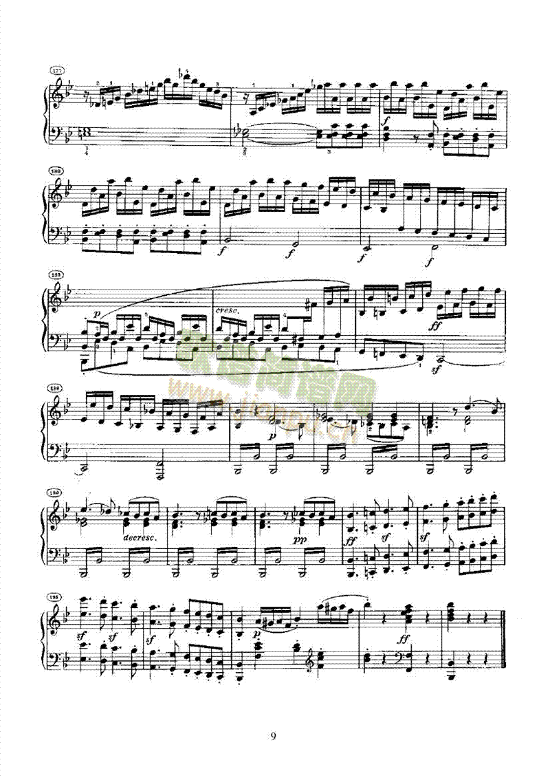 奏鸣曲(Opus22) 键盘类 钢琴9