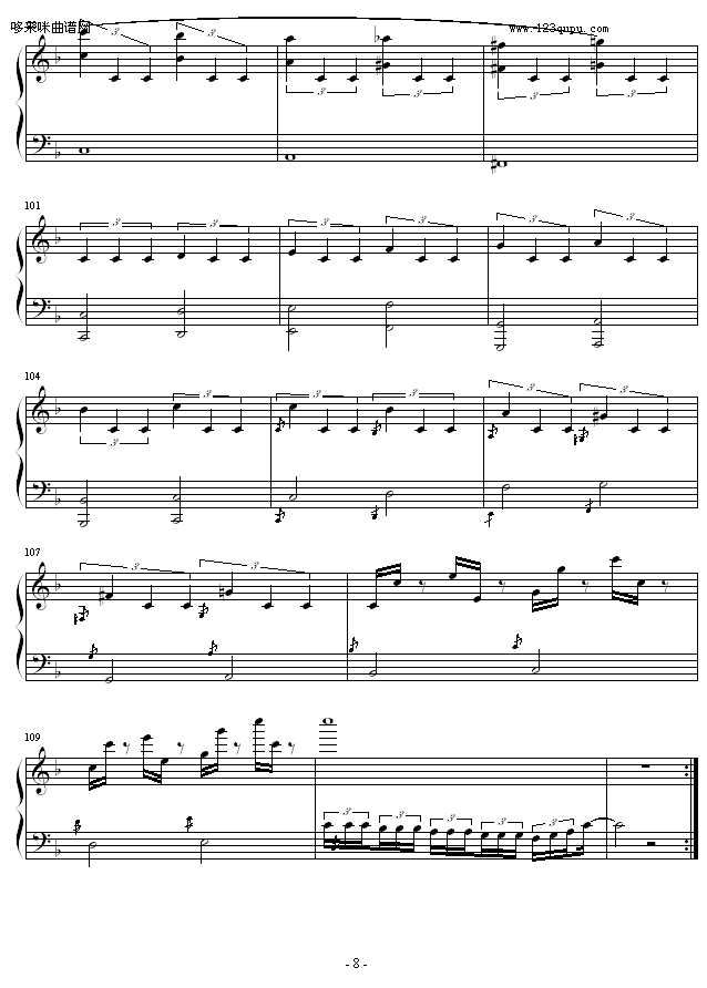 C大调奏鸣曲-曹博来8