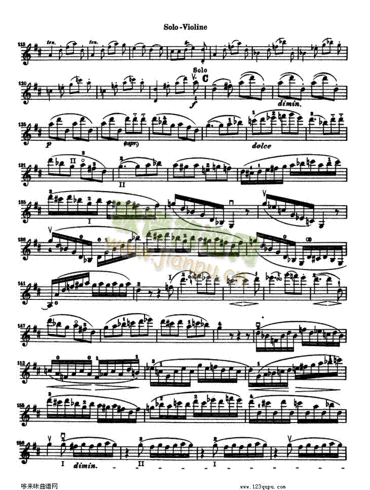 贝多芬小提琴协奏曲(konzert fur violine)16