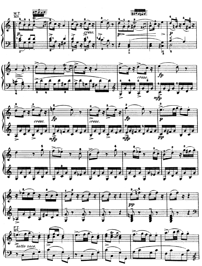 钢琴奏鸣曲 kv33011