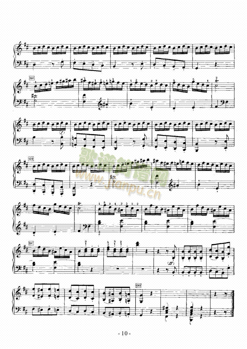 b小调奏鸣曲 键盘类 钢琴10