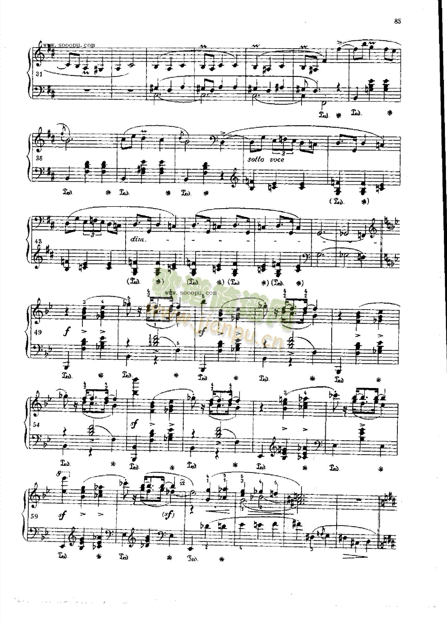 玛祖卡OP.33  Nr4 键盘类 钢琴2