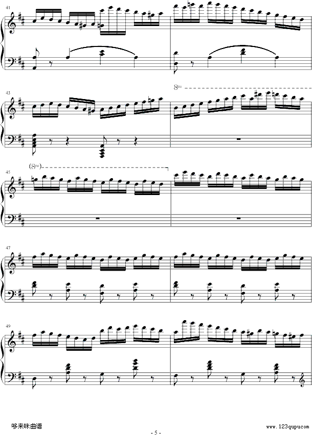 练习曲-Op.740 No.3-车尔尼5