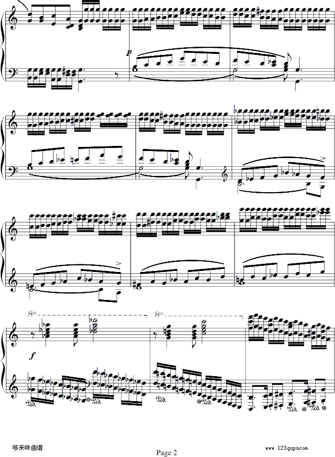 练习曲Op.72 No.4-莫什科夫斯基2