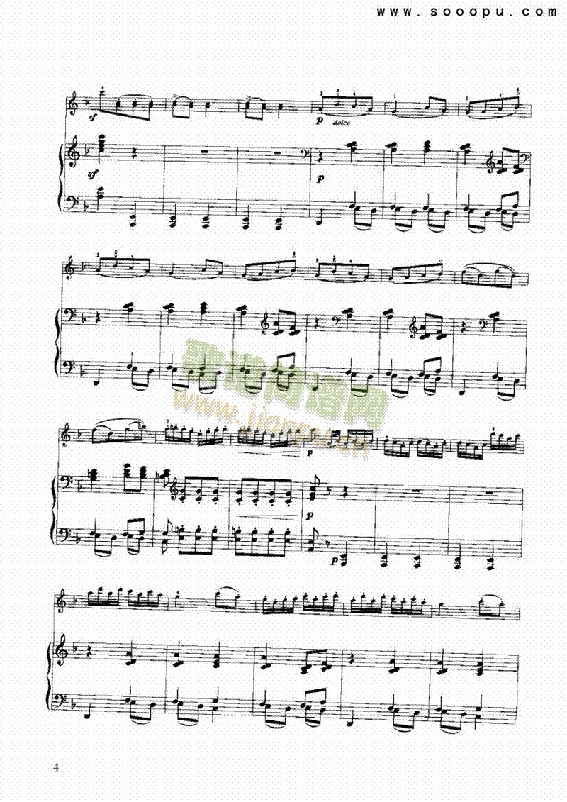 回旋曲 弦乐类 小提琴4