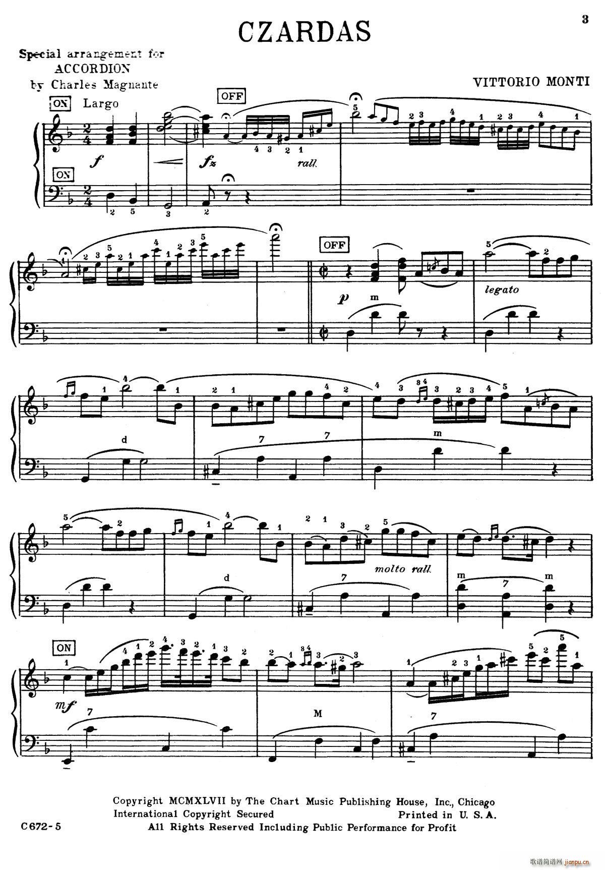 Czardas（查尔达什）（马格南特改编版）1