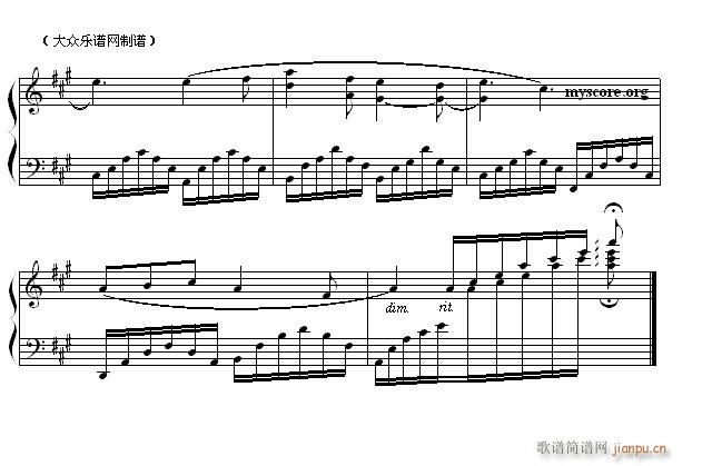 我亲爱的爸爸（外国名歌改编钢琴小曲）2