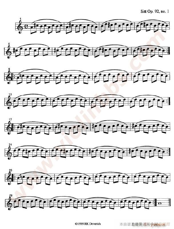 训练左手手指的颗粒性练习曲12