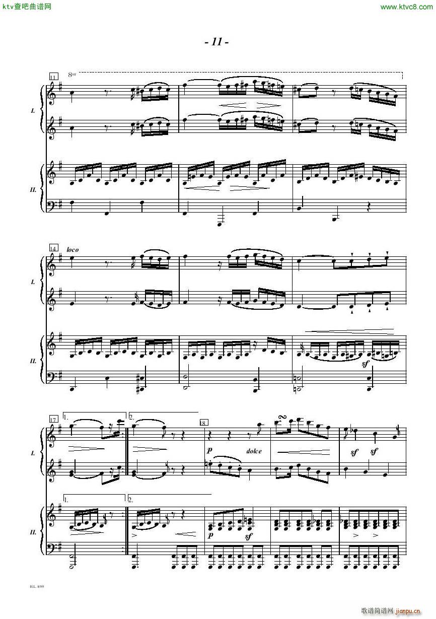 Diabelli Sonata Op33 For Two Pianos11
