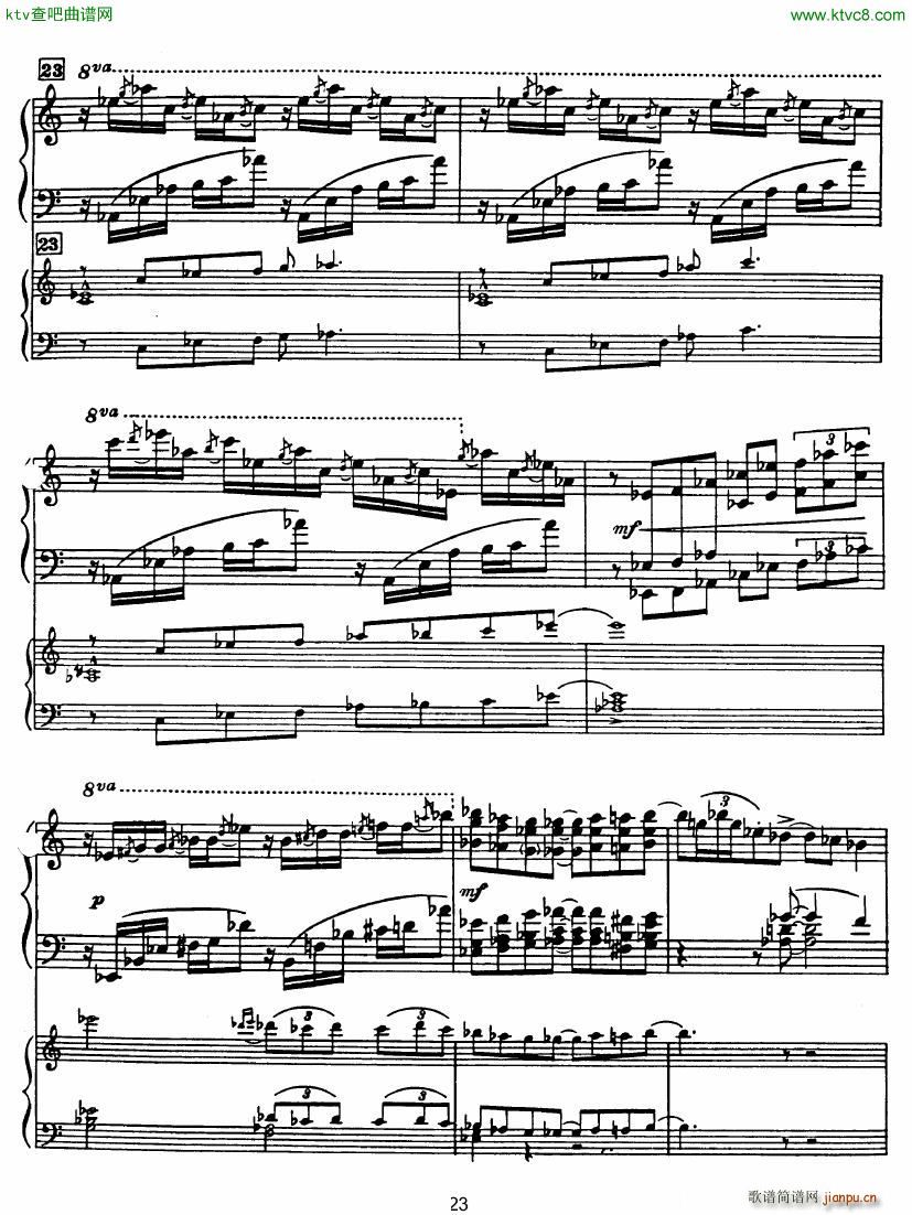 Rhapsody in Blue in Bb major Duet23