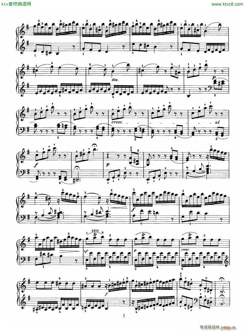 Haydn Piano Sonata No 34 In E3