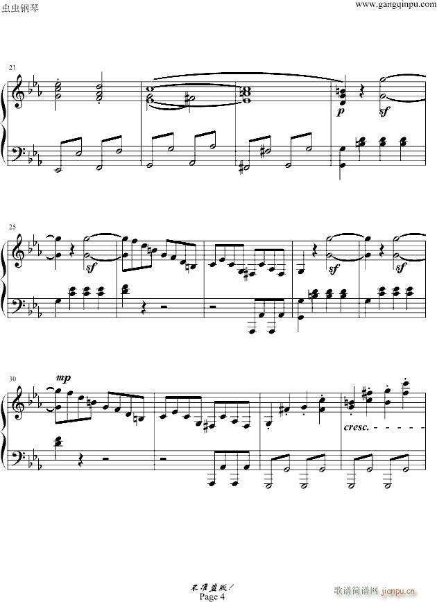 c小调第八钢琴奏鸣曲“悲怆”第一乐章_贝多芬-beethoven4