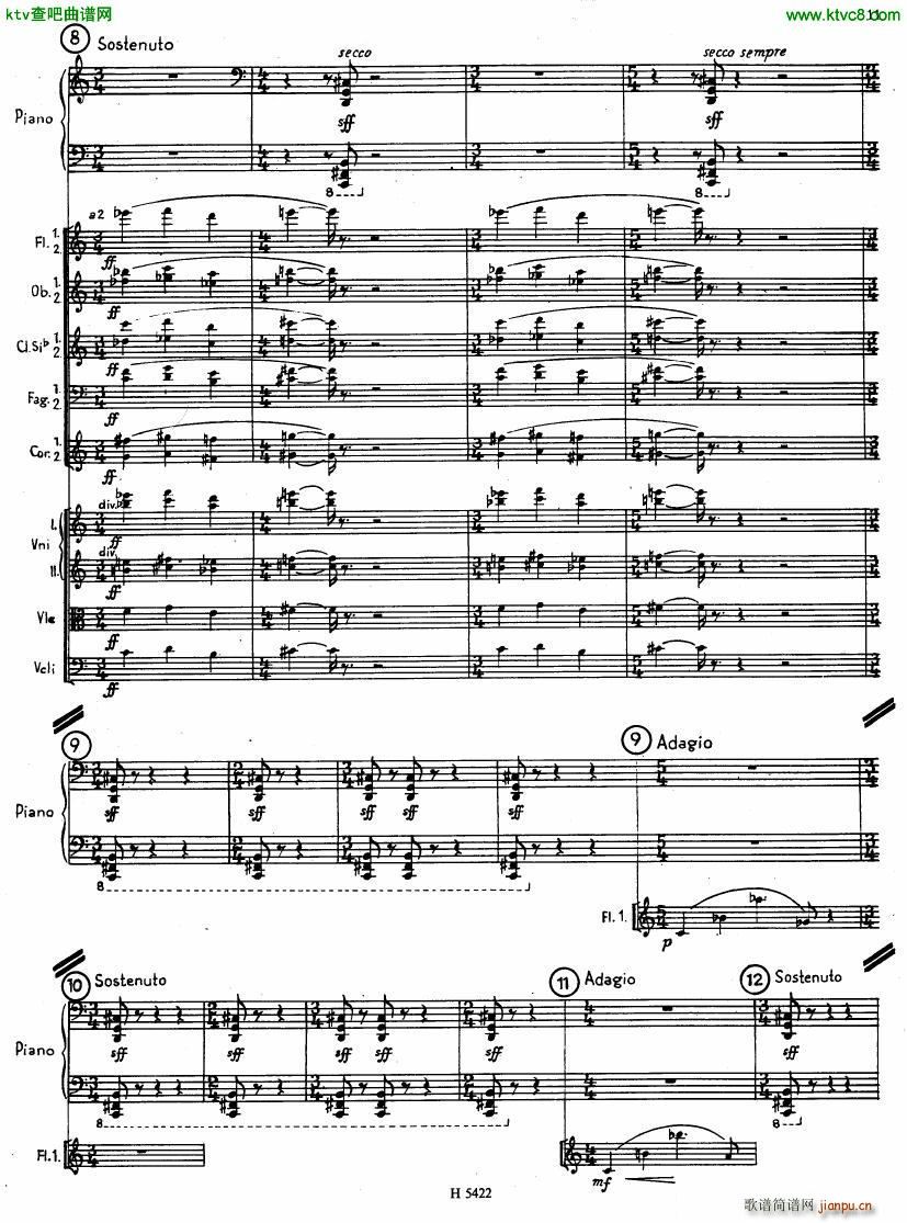 Fiser concerto da camera for piano full score9