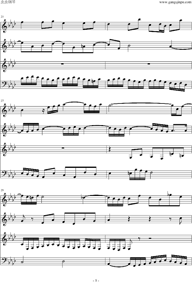 平均律第1卷第17首赋格_巴哈-Bach Johann Sebastian5