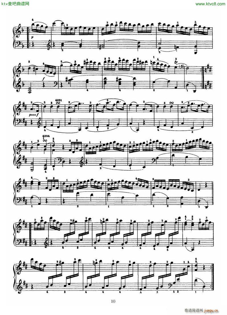 Haydn Piano Sonata No 33 In D10