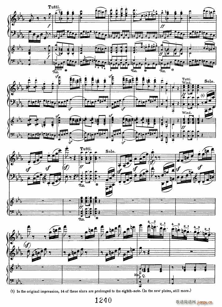 Beethoven op 37 Piano Concerto no 3 2pno red 二7