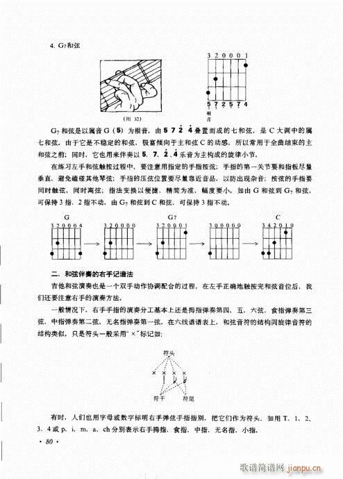 吉他弹唱初级乐理与技法61-8020