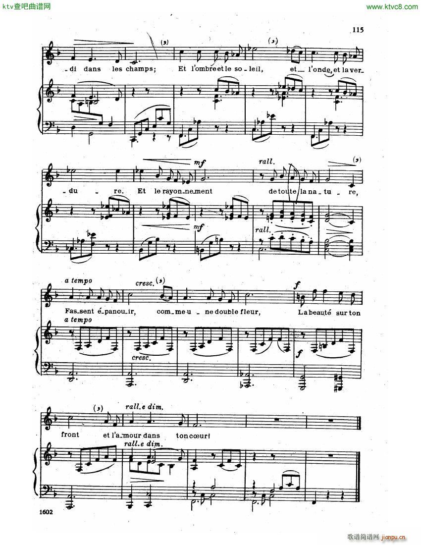 Faure 30 Songs 三26