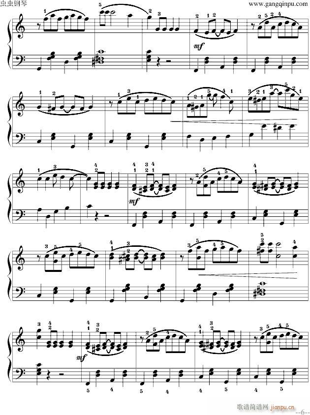 The Entertainer 简易完整版_Scott Joplin6