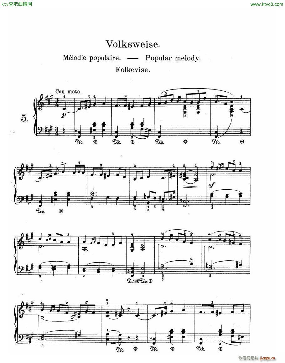 Grieg Lyric Pieces Op 128