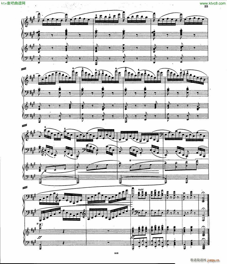 Hummel op 56 Rondo brillant pno orch32