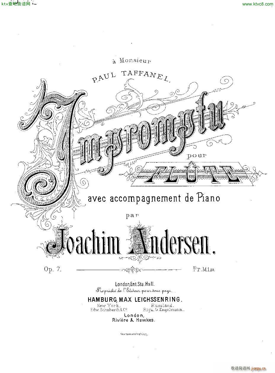 Andersen op 7 Impromptu fl pno1